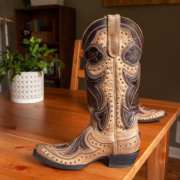 Old Gringo Granby Tan Brown Cowboy Boots, Size 5.5 B - Picture 2 of 9